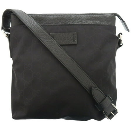 Pre-Owned Gucci GG 510339 nylon black shoulder bag 0435GUCCI (Good)