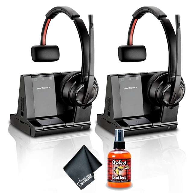 2 x Système de Casque Sans Fil Plantronics Savi 8210M 207322-01 - Pack de 2