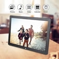 thumbnail image 3 of 17Inch 1440x900HD Digital Photo Picture Frame with Alarm Clock Player Album Remote Control, Support MPEG, MP4, RMVB, Support JPEG Format - Customizable Gift for Friends and Family, 3 of 7