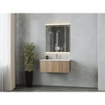 thumbnail image 4 of Legno 36" Weathered Grey Bathroom Vanity with Matte White VIVA Stone Solid Surface Countertop, 4 of 4