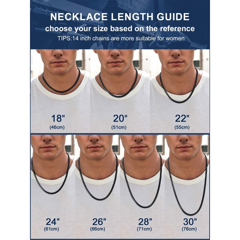 ChainsProMax Flat Link Chain Necklace, 316L Stainless Steel photo 4