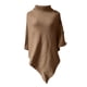 thumbnail image 2 of Gibobby Sueteres Para Mujeres Calientitos Capa de suéter de cuello de color sólido para mujer Abrigo de chal de suéter(Beige,Talla única), 2 of 4