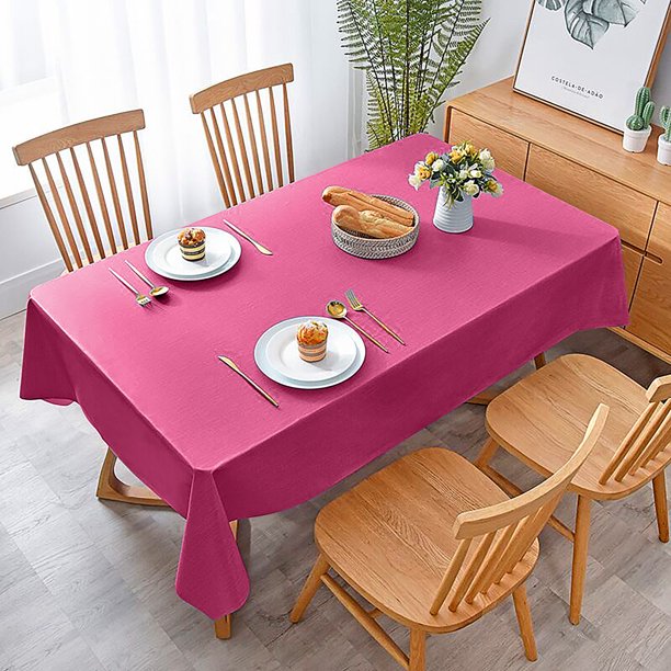 Mantel desechable de plástico de 108x54 pulgadas para barbacoa, fiesta, boda, exterior, mantel de una sola vez Wmkox8yii HFSH4898