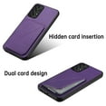 thumbnail image 3 of Nalacover Case Compatible with Samsung A53 5G, Wallet Case with Hidden Card Holder, withKickstand Card Slots Classic PU Cowhide Leather Cover for Men Women Girls for Samsung Galaxy A53 5G, Purple, 3 of 10