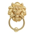 thumbnail image 5 of yotijay Lion Head Door Knocker Brass Decorative Front Door Knocker for Closet Office B, 5 of 9