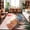 Red, variant on Brunt Orange Sunset Washable Round Area Rug 3 ft, Watercolor Cactus Plant Desert Soft Non Slip Rugs Stain Repellent Indoor Felt Carpet for Living Dining Room Bedroom Home Office