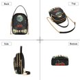 thumbnail image 3 of FORMRS Crossbody Bag for Women Quilted Travel Shoulder Cell Phone Purse with Chain Strap Handbag, Red Sitting on The Moon, 3 of 7