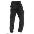 thumbnail image 6 of Skylinewears Mens Cordura Pants Carpenter Construction Utility Tool Pockets Heavy Duty Knee Reinforced Work Wear Safety Trousers B3 Black W40-L30, 6 of 6