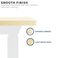 thumbnail image 6 of VIVO Light Wood 71 x 30 inch Universal Table Top for Sit to Stand Desk Frames, 6 of 8