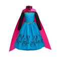 thumbnail image 5 of Vestidos de princesa Elsa Anna de Disney, vestido de malla con lentejuelas para niñas, disfraces de Reina de la nieve de Frozen, vestidos de fiesta de cumpleaños y Carnaval, 5 of 5