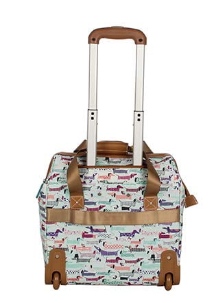 Color : F Minmin-lgx Design Pattern Carry On Bag Wheeled Cabin Tote Travel Bag Trolley Case
