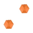 thumbnail image 4 of Inteprter Paraguas plegable a prueba de viento y lluvia para protección solar, sombrillas plegables de color naranja color naranja 2Conjunto, 4 of 6
