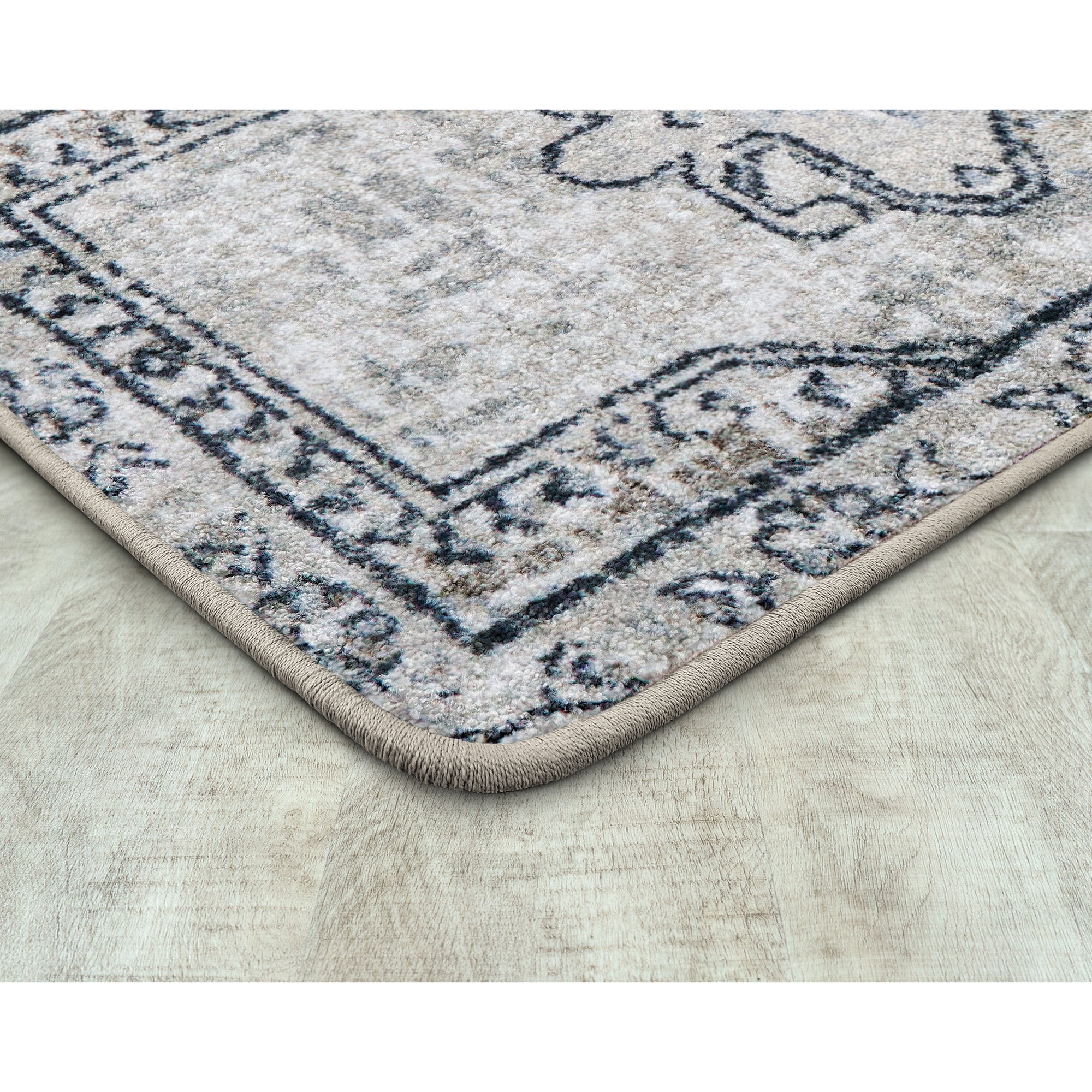 Joy Carpets Canyon Tapestry 2'1" x 7'8" Runner Area Rug in Color Sandstone