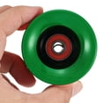 thumbnail image 4 of Unique Bargains Roues de Longboard 60 mm avec Roulements ABEC-9 Roues de Rue pour Planches à Roulettes Cruiser 80 A, Vert Clair Rouge, Lot de 4, 4 of 4
