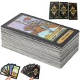 thumbnail image 3 of 78 Tarot Deck Tarot Cards with Guidebook Classic Tarot Cards Future Telling Game for Beginners and Professional Player Holographic Tarot Cards Artwork for Divination, 3 of 10