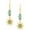 Earrings EAR.003, variant on Boho Sunburst Earrings – Hippie Chic with Natural Stone Magic, Jewelry Gift for Women