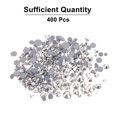 thumbnail image 3 of 400 Pcs Hotfix Rhinestones Flatback Crystal Glass Gems with Clear Bag Nail Art Kit for Crafts Clothes DIY Decoration 5 Sizes (SS6-SS20 Set, Silver Tone), 3 of 6