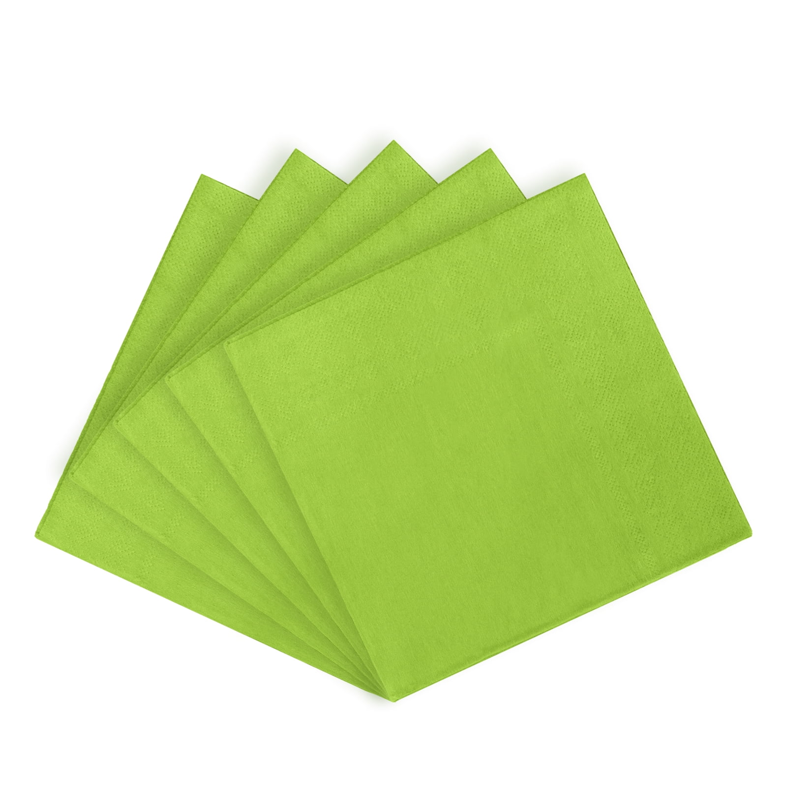 50 count Party Lime Green Cake Napkin Napkins Paper Cocktails 