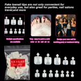 thumbnail image 4 of GHSDFBB 600PCS Fake Toenail Tips Set Full Cover False Toe Nail Tips in 12 Sizes for DIY Salon Foot Manicure Sticker Tools (Natural) 600pcs(natural), 4 of 7