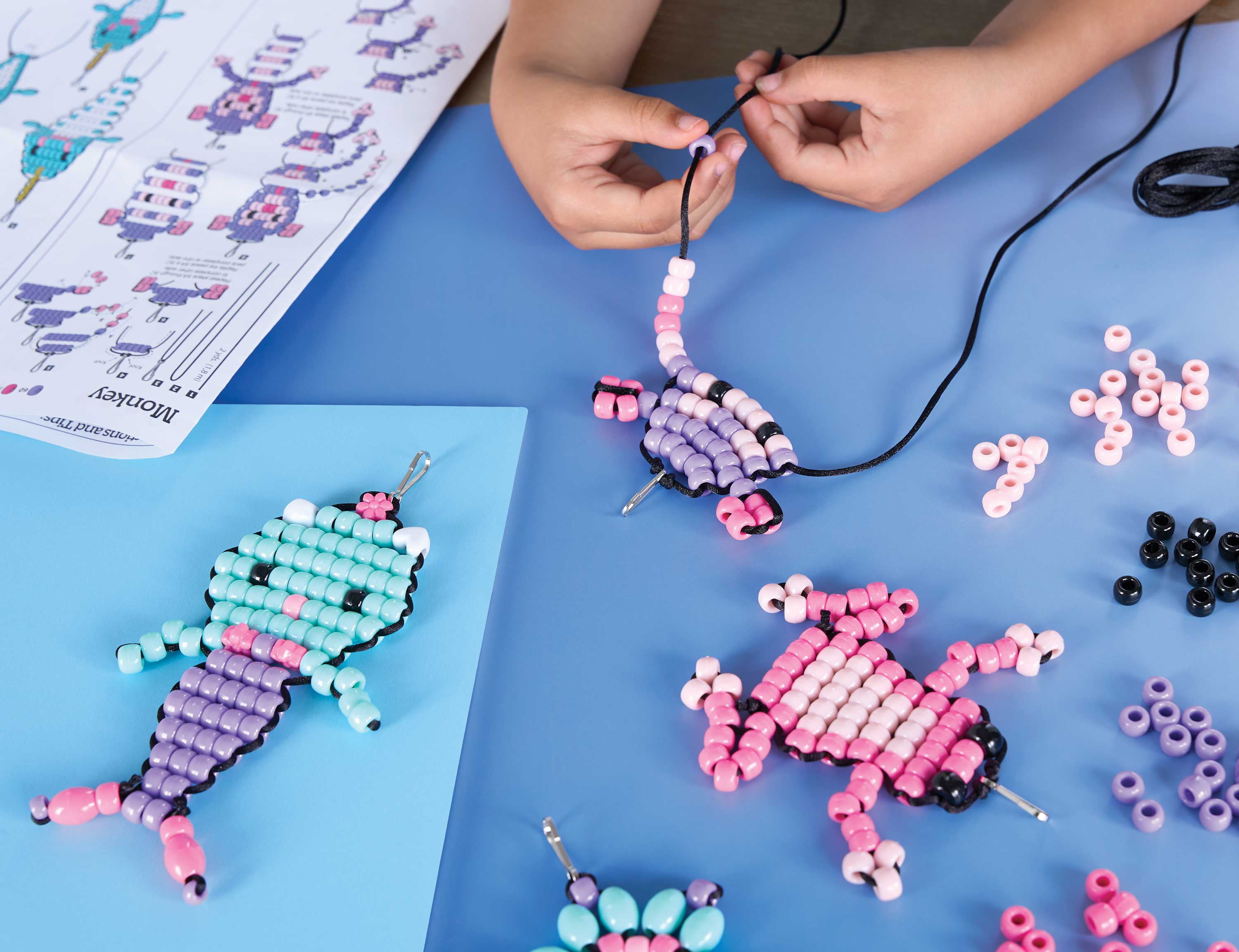 Hello Hobby Bead Buddy Box with Beads and Instructions - Create 8 Unique Designs