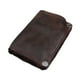 thumbnail image 2 of Cartera delgada para hombre, regalo para él, tarjetero, monedero, billetera plegable. Marrón oscuro, 2 of 9