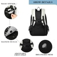 thumbnail image 4 of FORMRS Unisex School Backpack 17" Student Travel Bag with Laptop Compartment, Black Cat Umbrella, 4 of 7