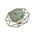 thumbnail image 1 of Benzara BM153650 Métal Table Horloge Diamant Design&44; Or, 1 of 1