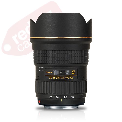 Tokina, 16 mm to 28 mm, f/2.8, Wide Angle Zoom Lens for Canon EF