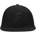 thumbnail image 2 of Men's Top of the World Florida Gators Black On Black Fitted Hat, 2 of 4