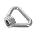 thumbnail image 3 of Threaded Nut Fastener Stainless Steel M16 Eye Nut Marine Lifting Thread Ring Nut, 3 of 8