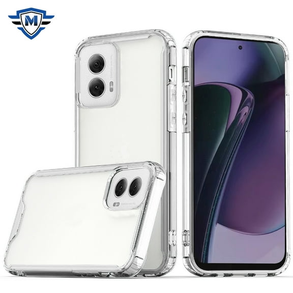 For Motorola Moto G Stylus 5G 2024 Premium Hybrid Clear Shockproof Transparent Hard PC   Rubber TPU Bumper Frame Shell Slim Cover ,Xpm Phone Case [ Clear ]