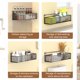 thumbnail image 4 of Cesta metálica de pared para almacenamiento en la cocina | Organizador colgante para artículos diversos y de aseo | Cesta de malla metálica para encimera de ducha de baño, 4 of 6