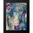 thumbnail image 2 of Spina, Phyllis 12x14 Black Modern Framed Museum Art Print Titled - Purple Slashes, 2 of 5