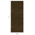 thumbnail image 5 of Mainstays Traditional Solid Shag Indoor Runner Rug, Brown Suede, 2'6" x 8', 5 of 7