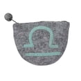 thumbnail image 1 of Felt coin or Clutch Purse Featuring Your Zodiac Sign, 1 of 1
