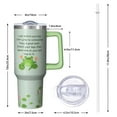 thumbnail image 3 of 1pc frog 40oz Tumbler with Straw & Handle - Insulated Stainless Steel Cup | Holiday Gift for Man Women (Christmas, Valentine's, Birthday), 3 of 5