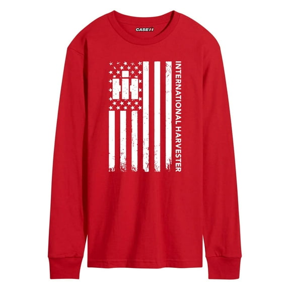 IH Logo Vertical Flag Men's Longsleeve T-Shirt D21133-LS