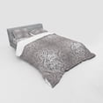 thumbnail image 3 of Ambesonne Damask Bedding Set 3 Pcs, Royal Paisley Pattern, Twin, Dimgray Grey, 3 of 3