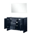 thumbnail image 3 of 48"w X 20"d Navy Blue Double Bath Vanity - Marble Top, 43" Mirror, Soft Close Drawers, And Stain , Sufficient Storage With Two Cabinets Open Shelf Mirror Included, Close, Scratch- Stain-, Abundant &, 3 of 3