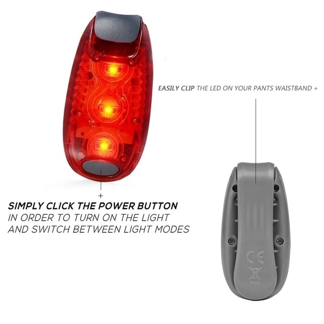 Luces De Seguridad LED Deportes Al Aire Libre Luz De Noche LED Correr Ciclismo Perro Collar Bicicleta Cola Luz De Advertencia ANGGREK LED Safety Lights