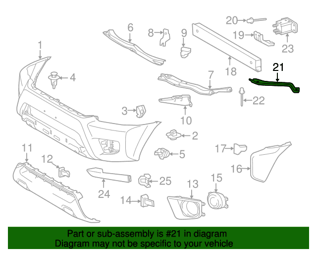 Genuine OE Toyota Support Arm 52138-04020