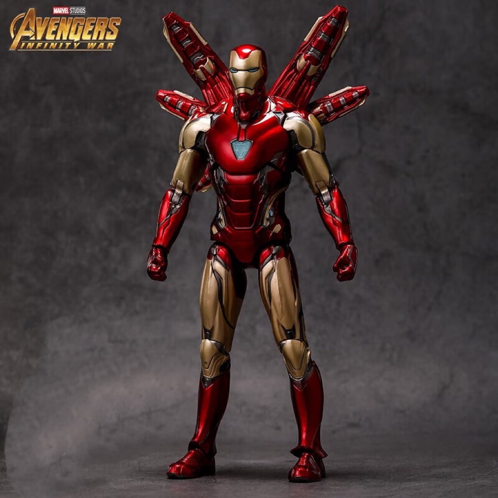 TIM Iron Man Figure Model Full Body Movable 7Inches MK85 Iron Man Model Exquisite Gift Box