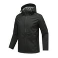 thumbnail image 3 of Youthup Men's Water-Resistant Hooded Windbreaker Jacket - Lightweight Breathable Outerwear for Hiking & Urban Commuting | Spring/Fall, 3 of 9