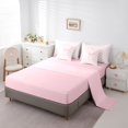 thumbnail image 3 of Manfei Pretty Monogram B 7pcs Queen Bedding,Checkerboard Bowtie Bedding Comforter Set Queen,Pink,Pink Reversible, 3 of 7