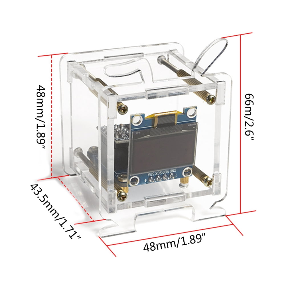 CIYISON WiFi Clock Module OLED Display DIY Time Date Temperature Humidity Weather Forecast Indicator DC5V Clock