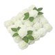 thumbnail image 3 of Flores artificiales, rosas artificiales, ramo de novia, centros de mesa, flores de imitación con hojas para Navidad, fiesta del Día de San Valentín Blanco, 3 of 9