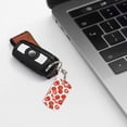 thumbnail image 7 of Uemuo Hand Drawn Tomatoes Pattern Rectangular Metal Keychain - Durable, Stylish, and Personalized Key Ring for Men and Women,Engraved Keychain,Gift Slim Sturdy Keychain, 7 of 7
