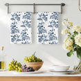thumbnail image 3 of Blue Fruit Kitchen Towels Set of 4, Vintage Plant Nature Botanical Flower Floral Absorbent Dish Towels for Kitchen, Microfiber Hand Towel, Quick Drying Tea Towel for Cleaning Decorative Dishcloths, 3 of 7