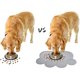 thumbnail image 4 of Alfombrilla para comida de mascotas, alfombrilla para comida de perros y gatos, alfombrilla de silicona para cuencos, mantel individual antideslizante e impermeable, gris, 4 of 5