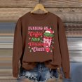 thumbnail image 2 of WEAIXIMIUNG Sweat-Shirt Élégant pour Femmes, Léger, Imprimé Lettres, Manches Longues, 2 of 4